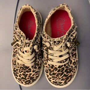 Blowfish Leopard Print Kids Sneakers
